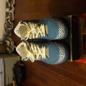 Air Jordan 3 size 11 white moon grey and yellow